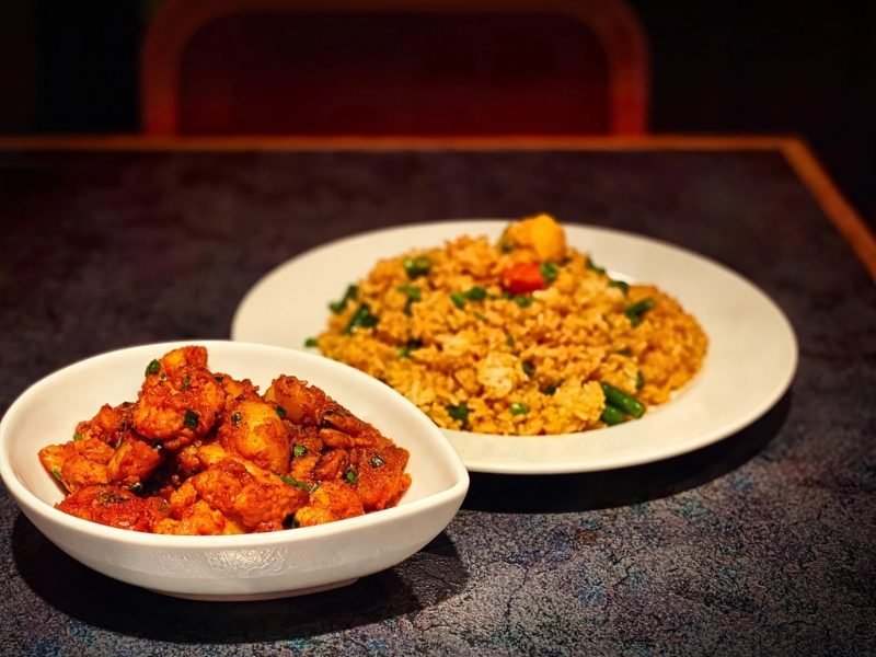 Steamed basmati rice
